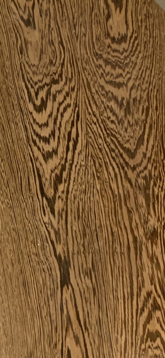 Image 1 of Table basse ronde scandinave vintage.