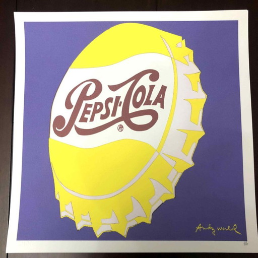 1990s After Andy Warhol "Pepsi-Cola" Lithograph – lithos zeefdrukken, Paper