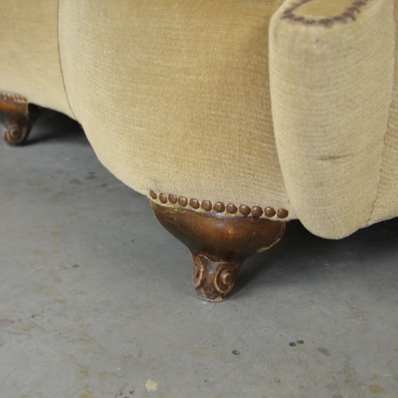 Image 1 of Bended Chesterfield Like Couch