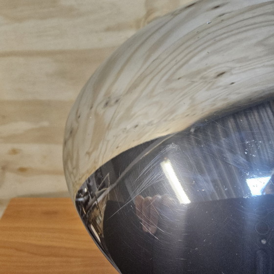 Image 1 of Lampe de table vintage Ikea champignon Dakapo Bauhaus / Art Déco chromée