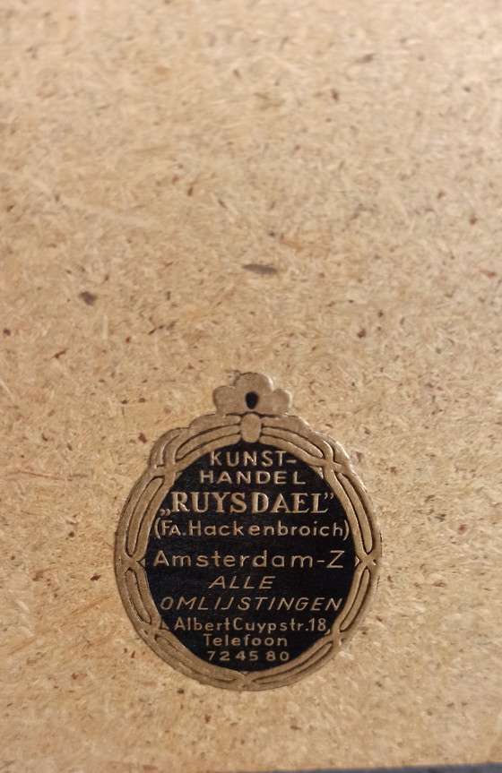 Image 1 of Bernard Buffet Vintage Print on Wood