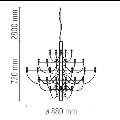 Flos 2097/30 kroonluchter