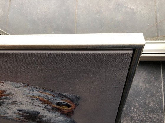 Image 1 of Wang Zhi Wu painting on canvas incl. frame