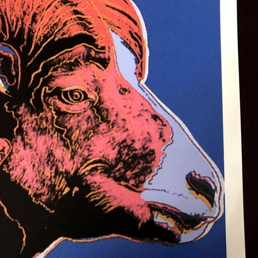 1990s After Andy Warhol "Bighorn Ram" Lithograph – lithos zeefdrukken, Paper (photo 2 of 11)