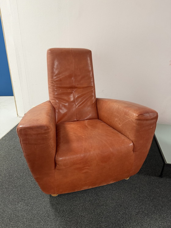 Gerard Van Den Berg Longafl Faureauil – Montis, Fauteuils, Leather, Wood (photo 4 of 8)