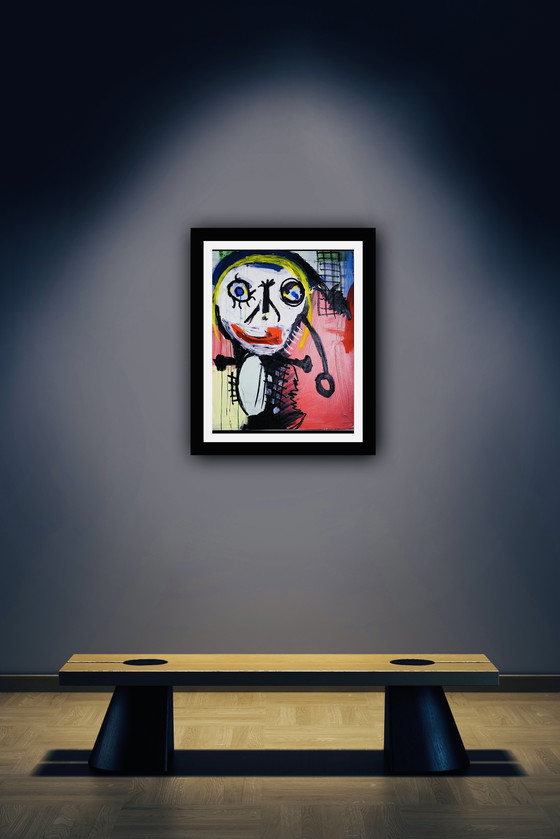 Image 1 of Paul Indrek Kostabi: "Grade School, 2012, Hand-signed, 58/75".