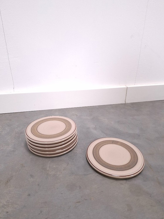 Image 1 of Juego de platos de porcelana danesa para pasteles Copenhagen Porcelain B&G Stoneware 950