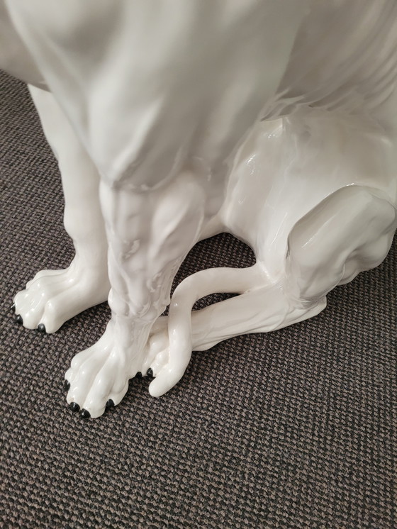 Image 1 of Levriero italiano vintage in ceramica anni 1960/70