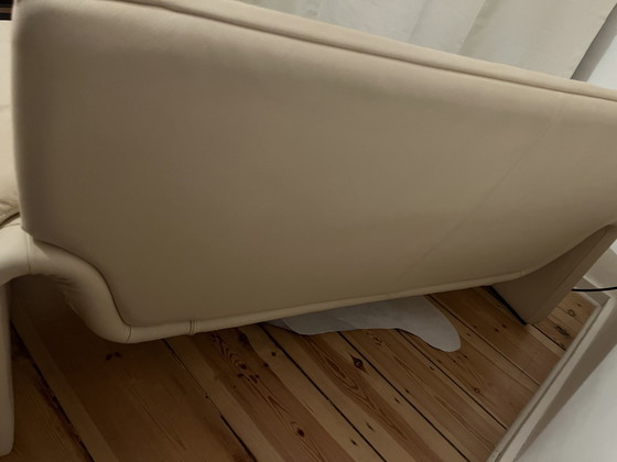 Image 1 of De Sede DS 2011/2 Two-seater leather sofa couch Contemporary Bauhaus Mid Century Space Age