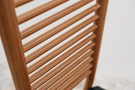 Image 1 of Dining Set Consisting of 4 Chairs with Ladder Backrest, 1980s Design, Italy