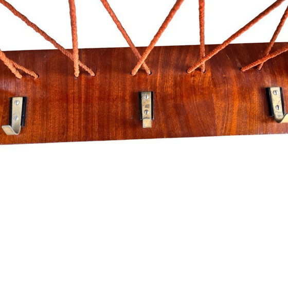 Image 1 of Appendiabiti da parete in stile Bruxelles, Rudi Volket, Germania, anni '50.