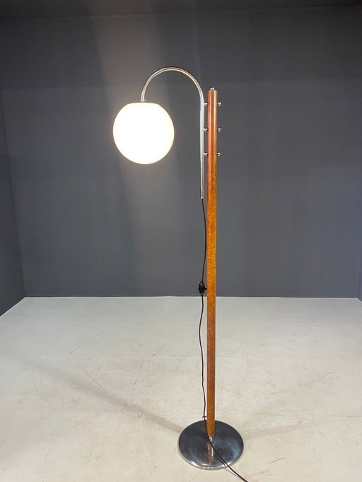 Halabala Floor Lamp, Czechoslovakia, 1930s – Fully Functional