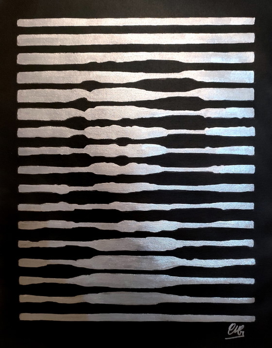 Image 1 of Walter Geraci - Gioconda Stripes (Silver)