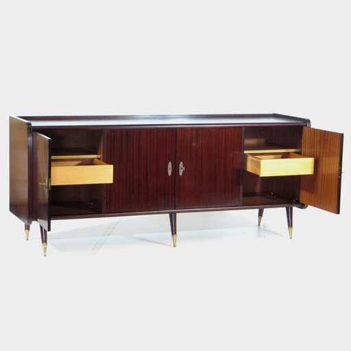 Vintage Art Deco Dressoir Met Stijlvolle Poten, Jaren '20-'30