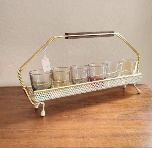 Vintage Glass Rack Glass Rack Shot Glass Shot Glasses 