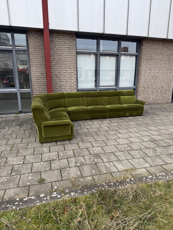 Image 1 of Set di divani componibili vintage XL da 7 pezzi anni '70