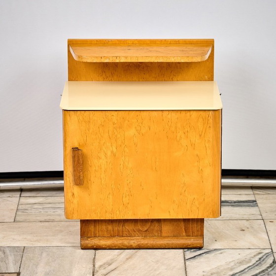 Image 1 of Set of two Art Déco nightstands by Jindřich Halabala, 1960s, Czechoslovakia
