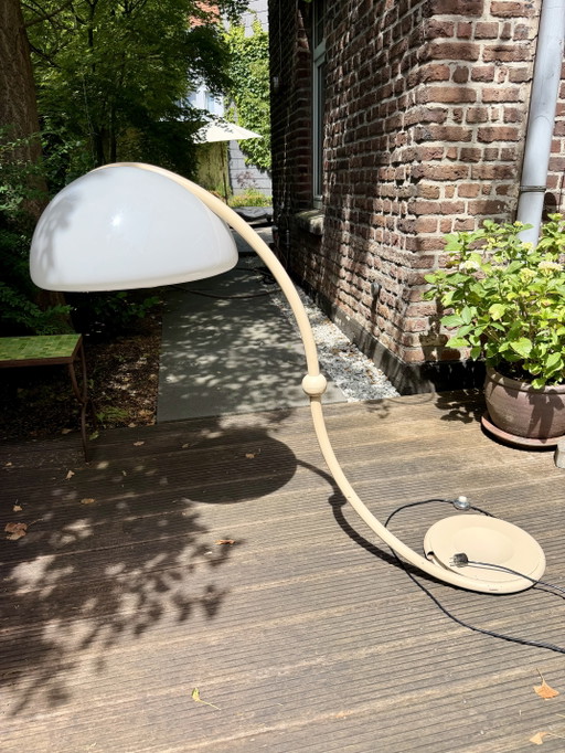 Lampada da terra Serpente Martinelli vintage anni '70