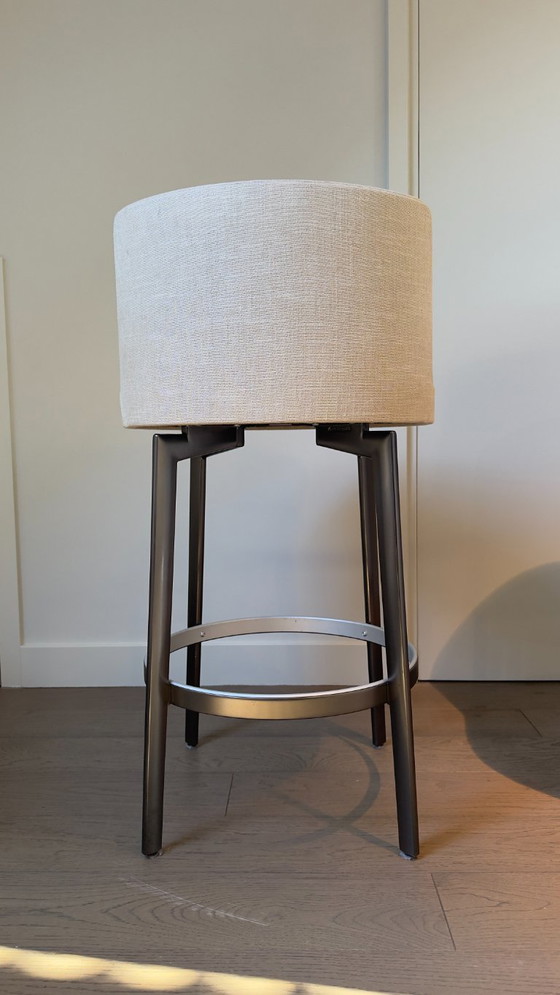 2 Flexform Feel Good Barkrukken (Antonio Citterio) In Beige/Zandkleur – Cotton (photo 4 of 8)