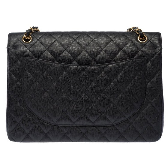 Image 1 of CHANEL Timeless/Classique Tasche aus schwarzem Leder - 103508