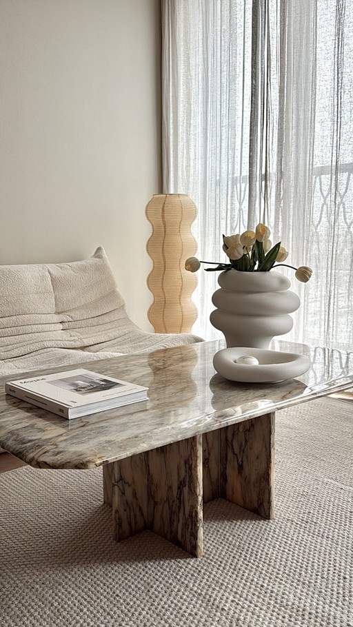 Vintage-Couchtisch aus Marmor