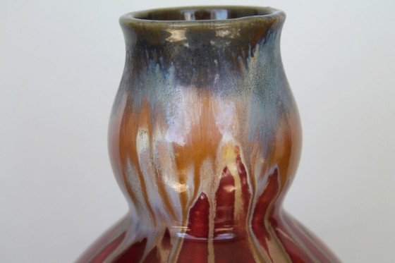 Art Déco Kalebas Vaas 'Coloquinte' Thulin België (Model 200) – Thulin faiencerie, Vazen, Ceramic (photo 3 of 13)