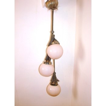 Lustre Art Déco des années 20 – éclairage vintage classique – Art Deco (photo 4 of 11)
