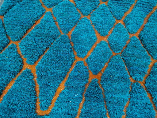 Marokkaans wollen tapijt, gedecoreerd, 200/220 – vloerkleden en tapijten, Wool (photo 2 of 9)