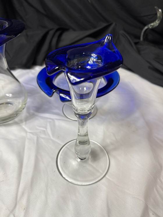 Image 1 of Oggetti in vetro di cobalto