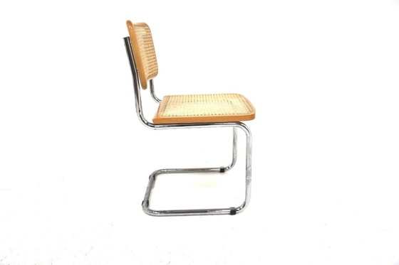 Image 1 of Set of 4 "B32" chairs, Marcel Breuer, Italy, 1990