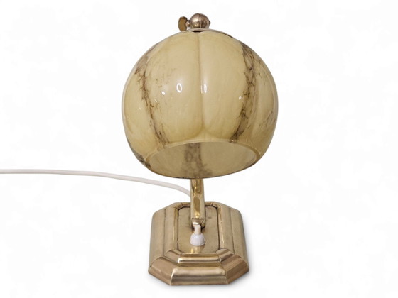 Image 1 of Rarissima lampada da tavolo/comodino Art Déco, realizzata a mano, anni '20.