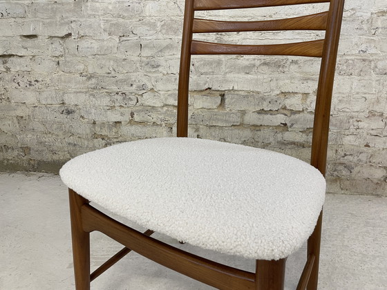 Image 1 of Chaise en teck vintage Bouclè by Georg Leowald