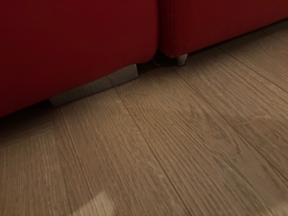 Sillón modular rojo, Sofás modulares, Cuero (foto 2 de 5)