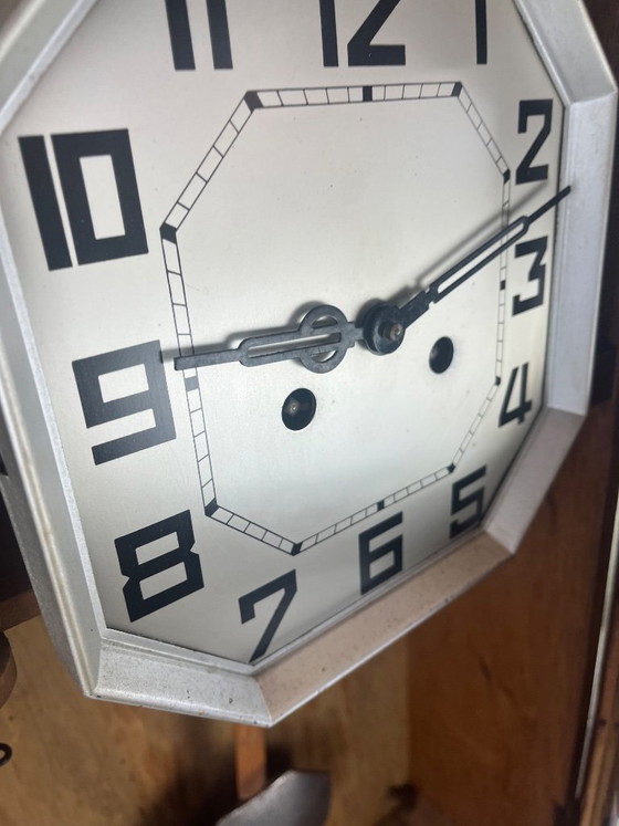 Orologio da parete Art Déco – Vetro, Metallo (photo 7 of 8)