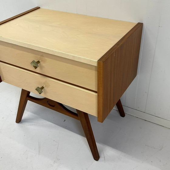 Image 1 of Midcentury vintage nightstands sixties chest of drawers