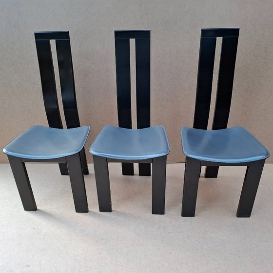 Image 1 of 6 Vintage Chairs from the 70s, Designed by Pietro Costantini for Ello