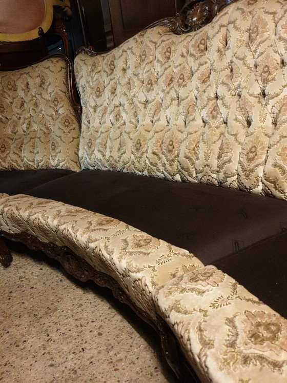Image 1 of Italian Baroque sofa with armchairs