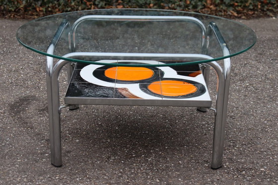 Image 1 of Tavolino da caffè in ceramica, design vintage anni '70