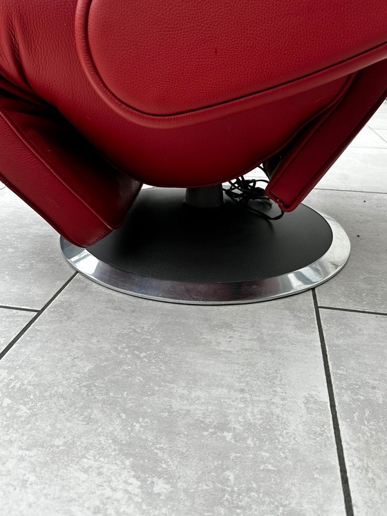 Image 1 of Leolux Helical recliner red