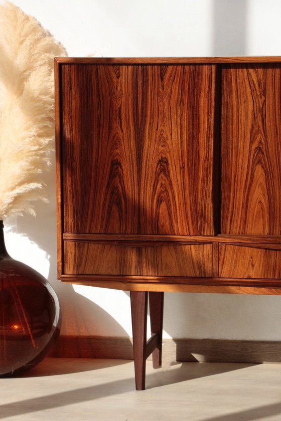 Image 1 of Skandinavisches Highboard aus Palisanderholz – Entwurf von E.W. Bach (1960er Jahre)