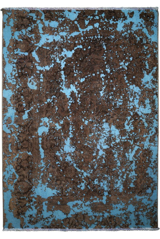 Tappeto vintage fatto a mano 245 x 170 cm