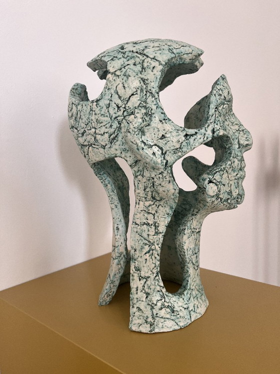 Scultura in ceramica - Testa - Opera di Saskia Dijkgraaf – Sculture (photo 5 of 7)