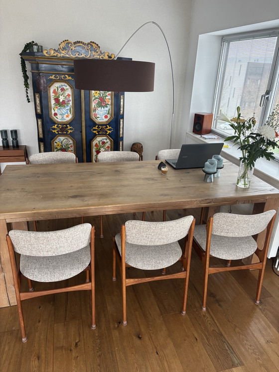 Image 1 of Erik Buch Model 49 Stoelen O.D. Mobler Vintage Nieuwe Stoffering