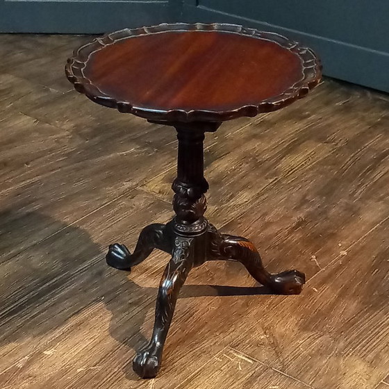 Table d'appoint inclinable antique en acajou style géorgien de 1904 – Tables d'appoint, Wood (photo 4 of 16)