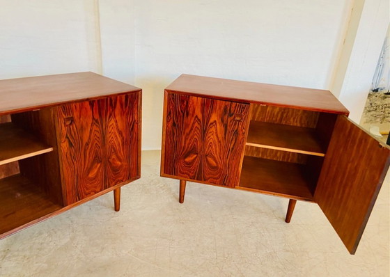 Image 1 of CREDENZE VINTAGE RETRO DANESI DI METÀ SECOLO IN PALISSANDRO DI BROUER ANNI '60