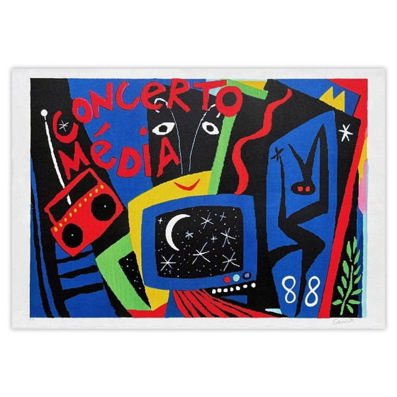 Image 1 of Michaël GAUMNITZ Concerto Media II Litografia firmata 1988