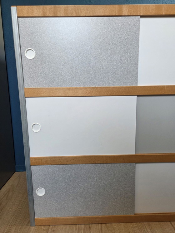 Kewlox / Moduloo Storage cabinet - white and grey – Iron, Mdf (photo 5 of 11)