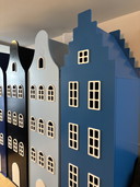 4x kastvaneenhuis grachtenpand kledingkast 