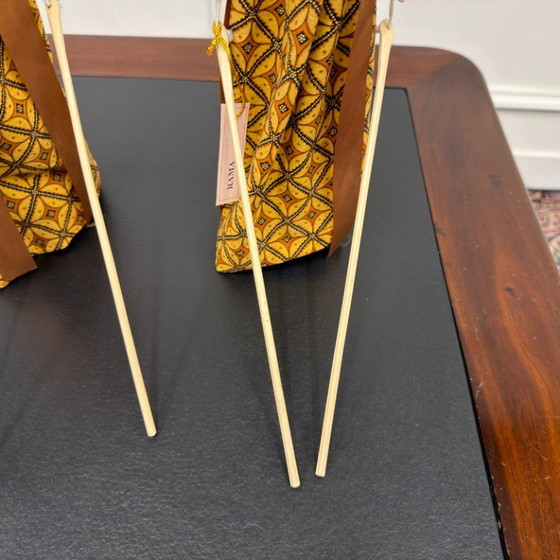 Antique Indonesian Wayang Golek shadow puppets – Decorative Objects, Textile, Wood (photo 8 of 8)