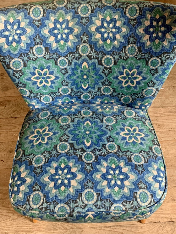 Blauwe cocktailstoel – Fauteuils, Vintage (photo 6 of 9)